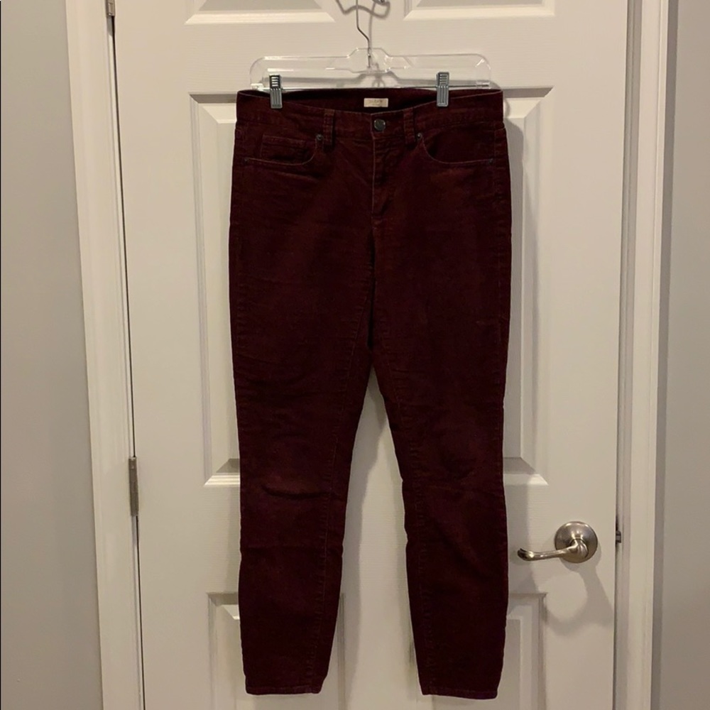 JCrew Stretch Skinny Corduroy